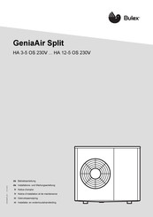 Bulex GeniaAir Split HA 7-5 OS 230V Betriebsanleitung