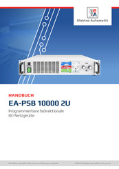 Elektro-Automatik EA-PSB 10200-50 2U Handbuch