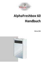 RadonTec AlphaFreshbox 60 Handbuch