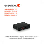 Essentielb 8009976 Bedienungsanleitung