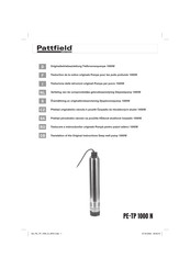Pattfield Ergo Tools PE-TP 1000 N Originalbetriebsanleitung