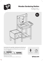 TP Wooden Gardening Station TP677U Montageanleitung