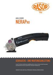 Rasor NERAPRO Gebrauchs- Und Wartungsanleitung