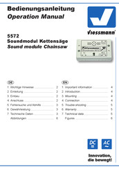 Viessmann 5572 Bedienungsanleitung