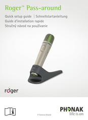 Sonova PHONAK Roger Pass-around Schnellstartanleitung