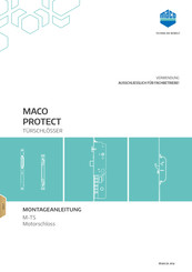 Maco PROTECT M-TS Montageanleitung