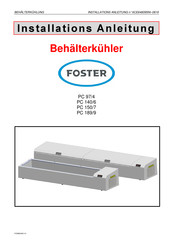 Foster PC 189/9 Installations Anleitung