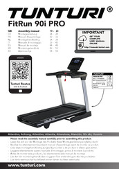 Tunturi FitRun 90i PRO Montageanleitung
