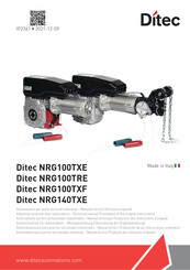 DITEC NRG100TXE Montageanleitung