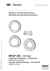 Baumer HUBNER BERLIN MHGP 200 HDmag Montage- Und Betriebsanleitung