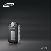 Samsung YP-F2 Bedienungsanleitung