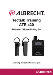 Albrecht Tectalk Training ATR 430 Anleitung