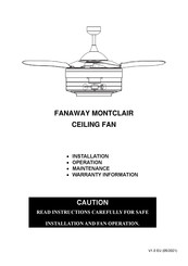Fanaway MONTCLAIR Installationsanleitung