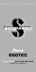 Scubapro Nova 850TEC Bedienungsanleitung