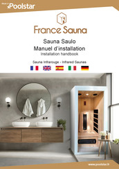 poolstar France Sauna Saulo Installationsanleitung