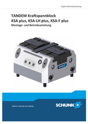 Schunk TANDEM KSA plus 100 Montage- Und Betriebsanleitung