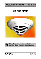 Bosch MAGIC.SENS Produktinformation