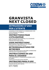 Costan GranVista Next Closed Betriebsanleitung Für Betreiber