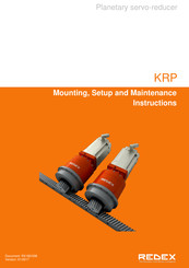 REDEX KRP Einbau-/ Montage-/ Und Wartungsanleitung