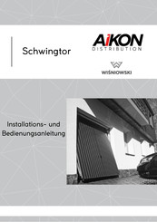 Wisniowski Schwingtor Installations- Und Bedienungsanleitung