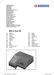 Berner BBCF 14,4V Originalbetriebsanleitung