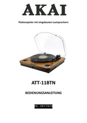 Akai ATT-11BTN Bedienungsanleitung