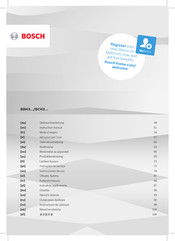 Bosch BCH3-Serie Gebrauchsanleitung