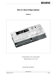 Flintec DAS 72.1 Mark III Handbuch