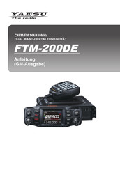 Yaesu FTM-200DE Anleitung