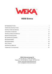 Weka HS50 Emma Betriebsanleitung