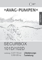 AVAG-Pumpen SECURBOX 102D Bedienungsanleitung