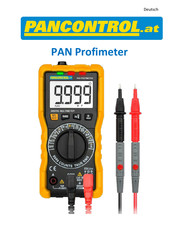 Pancontrol PAN Profimeter Bedienungsanleitung