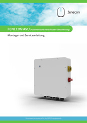 Fenecon AVU-Serie Montage- Und Serviceanleitung