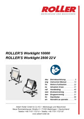 Roller Worklight 10000 Betriebsanleitung
