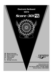Carromco Score 301 Bedienungsanleitung