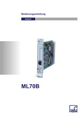 Hbm ML70B Bedienungsanleitung