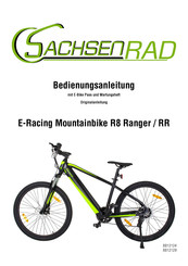 SachsenRad E-Racing Mountainbike RR Bedienungsanleitung