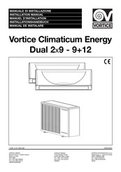 Vortice Climaticum Energy Dual 2x9 Installationshandbuch