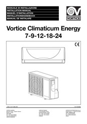 Vortice Climaticum Energy 7 Installationshandbuch