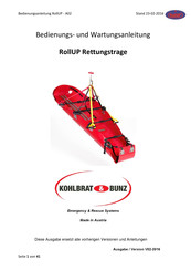 Kohlbrat & Bunz RL2000RP-V03 Bedienungs- Und Wartungsanleitung