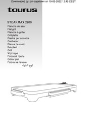 Taurus STEAKMAX 2200 Bedienungsanleitung
