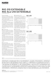 Nardi RIO 210 EXTENSIBLE 482 Bedienungsanleitung
