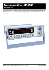 pollin electronic MS6100 Bedienungsanleitung