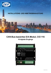 Deif CIO 116 Installations- Und Inbetriebnahmehandbuch
