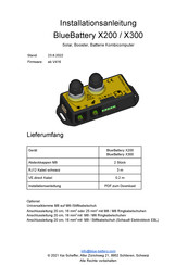 blue-battery X300 Installationsanleitung
