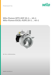 Wilo Wilo-Flumen OPTI-RZP 30-Serie Einbau- Und Betriebsanleitung