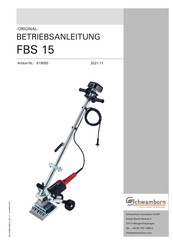 Schwamborn FBS 15 Originalbetriebsanleitung