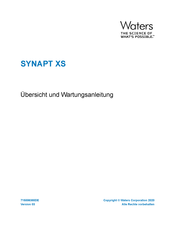 Waters SYNAPT XS Übersicht Und Wartungsanleitung