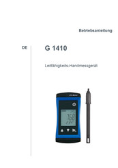 GHM GREISINGER G 1410 Betriebsanleitung