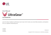 LG UltraGear 32GQ85X Handbuch